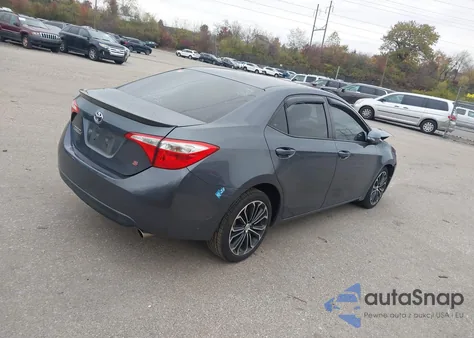 2015 Toyota Corolla S Plus from USA, damaged, VIN 5YFBURHE1FP208906